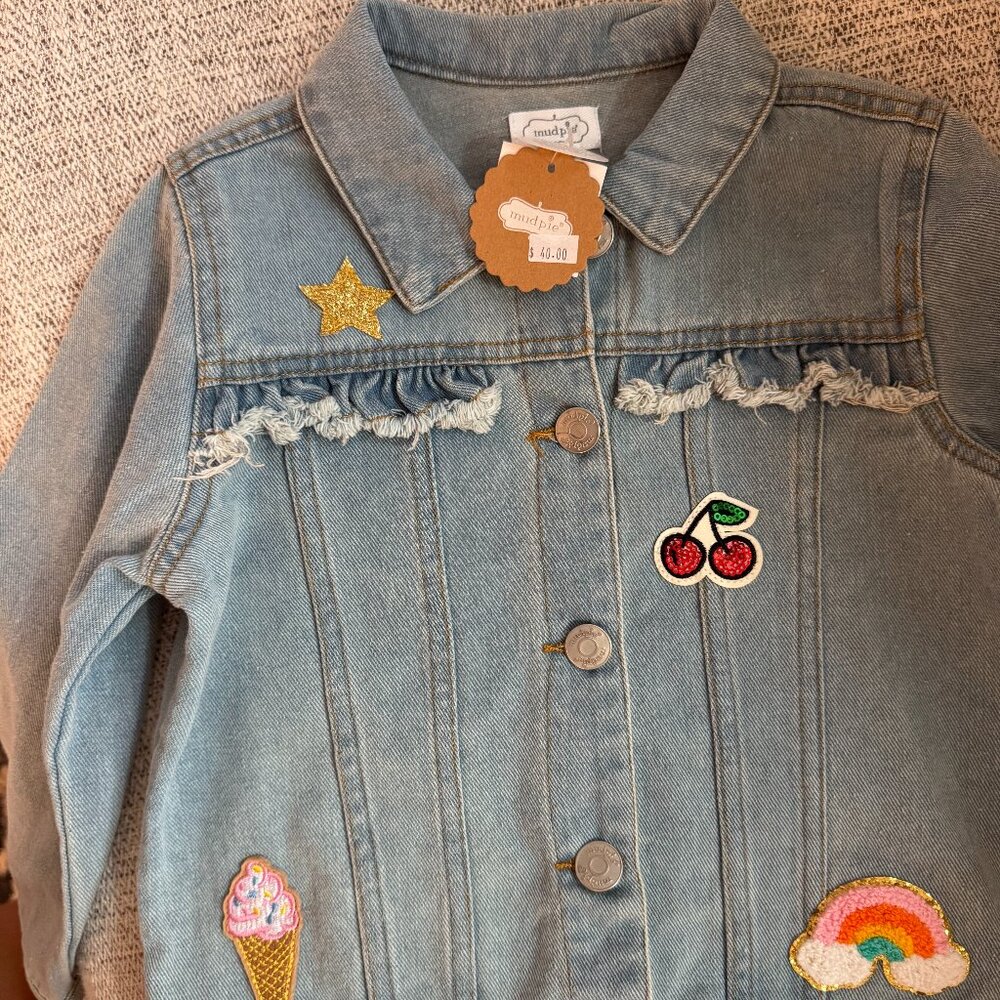 Toddler Girl Jean Jacket, New with Tags